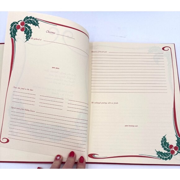 The Family Christmas Book Vintage 1982 Keepsake Album Nancy Taylor Collection NE - Picture 6 of 8